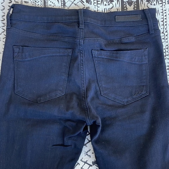 Express Black Distressed Jean Legging Size 6 - Picture 4 of 5